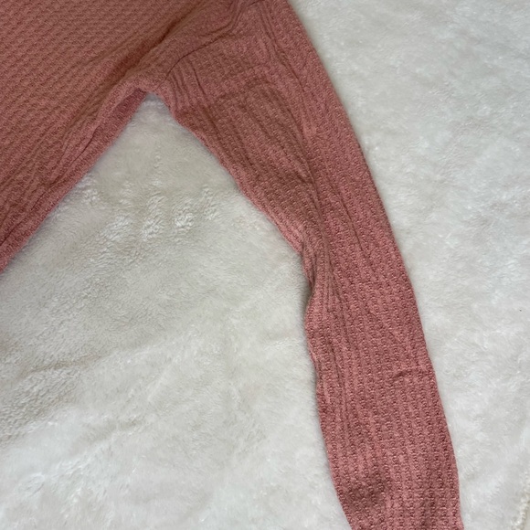 O'Neill Dusty Rose Waffle Button-Down Shirt - Picture 3 of 6